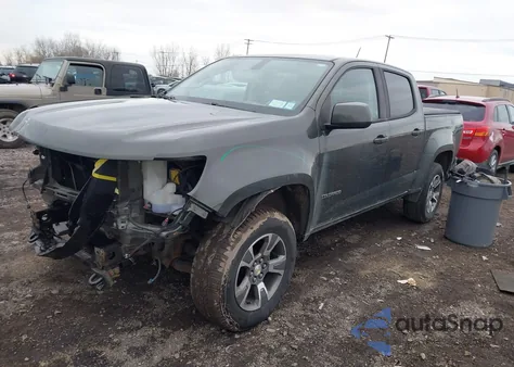 2018 Chevrolet Colorado Z71 из США, поврежденный, VIN 1GCGTDEN2J1198657
